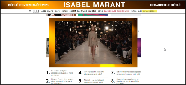 Défilé Isabel Marant vignette