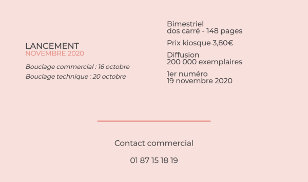 Lancement novembre 2020