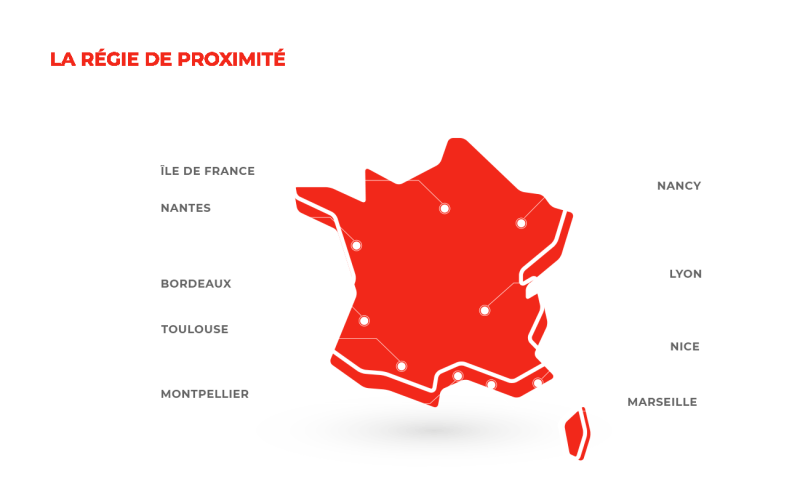 Carte CMI Media Régions